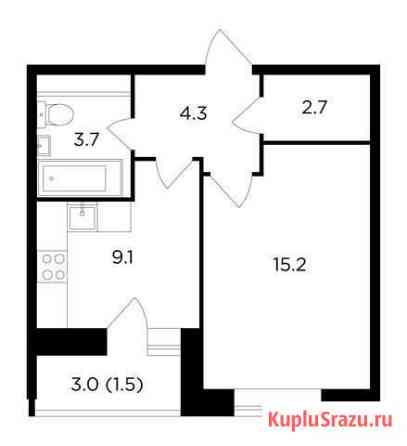 1-комнатная квартира, 36.5 м², 11/16 эт. на продажу в Пушкино Пушкино