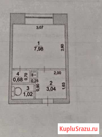 Комната 12 м² в 1-ком. кв., 5/5 эт. на продажу в Ульяновске Ульяновск - изображение 1