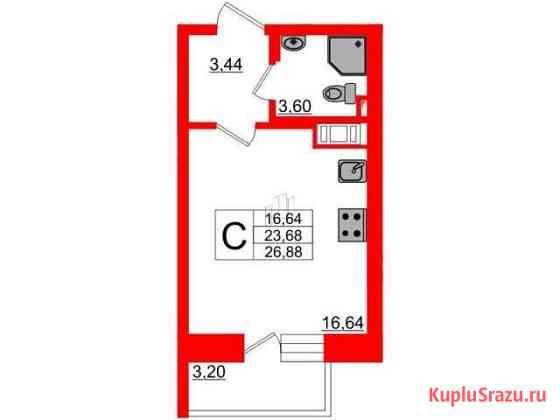 Квартира-студия, 23.7 м², 11/15 эт. на продажу в Санкт-Петербурге Санкт-Петербург