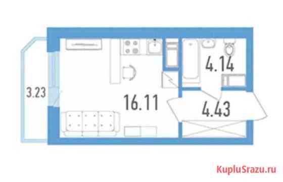 Квартира-студия, 28.1 м², 17/26 эт. на продажу в Санкт-Петербурге Санкт-Петербург