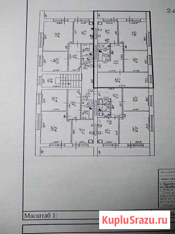 Комната 15.3 м² в 3-ком. кв., 2/2 эт. на продажу в Черняховске Черняховск - изображение 1