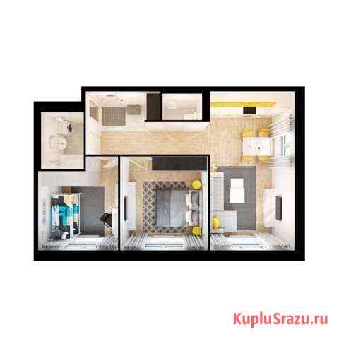 2-комнатная квартира, 61.5 м², 6/25 эт. на продажу в Балашихе Балашиха