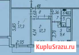 2-комнатная квартира, 50.8 м², 1/5 эт. на продажу в Печоре Печора - изображение 1