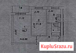 Комната 16.7 м² в 1-ком. кв., 3/9 эт. на продажу в Москве Москва - изображение 1