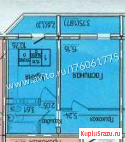 1-комнатная квартира, 40 м², 15/17 эт. на продажу в Оренбурге Оренбург - изображение 1