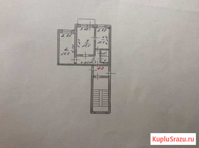 2-комнатная квартира, 61.9 м², 3/5 эт. на продажу в Бежецке Бежецк - изображение 1