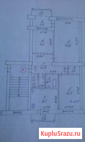 3-комнатная квартира, 68.5 м², 4/5 эт. на продажу в Феодосии Феодосия - изображение 1