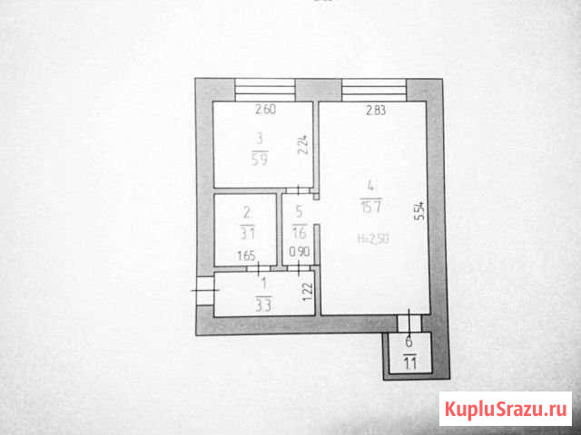 1-комнатная квартира, 30 м², 2/5 эт. на продажу в Новотроицке Новотроицк - изображение 1