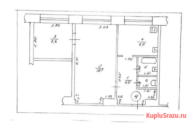 2-комнатная квартира, 43 м², 3/5 эт. на продажу в Дзержинске Дзержинск - изображение 1