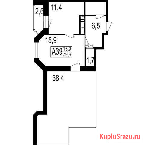 2-комнатная квартира, 79.6 м², 7/7 эт. на продажу в Мытищах Мытищи - изображение 1