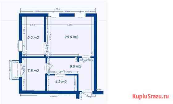 2-комнатная квартира, 48.7 м², 4/4 эт. на продажу в Ставрополе Ставрополь