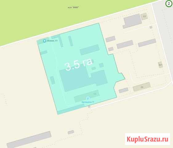 Территория мясокомбината с постройками, 3,5 Га Новомосковск - изображение 1