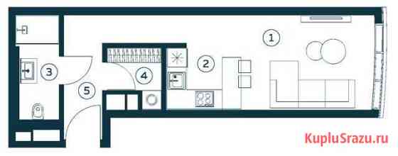 1-комнатная квартира, 33.5 м², 9/20 эт. на продажу в Москве Москва