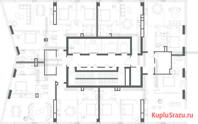 4-комнатная квартира, 132.5 м², 48/65 эт. на продажу в Москве Москва - изображение 1