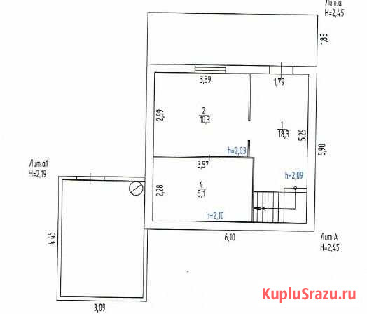 Дом 57 м² на участке 6.2 сот. на продажу в Чернушке Чернушка - изображение 1