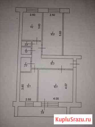3-комнатная квартира, 65 м², 2/2 эт. на продажу в Бугульме Бугульма