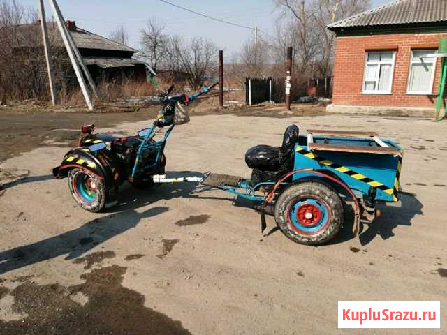 Самодельный мотоблок с прицепом Полевской - изображение 1