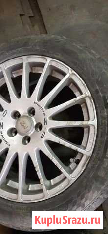 Колеса OZ 5х100 brembo Ok 17 215/55 на Subaru Сочи - изображение 1