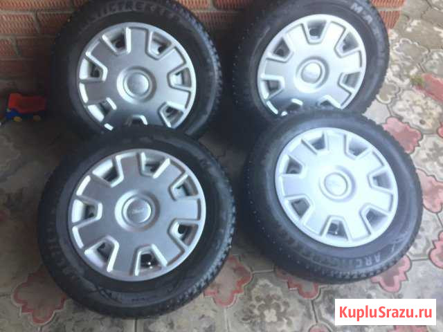 Колёса Ford диски + зимняя резина + колпаки Тимашевск - изображение 1