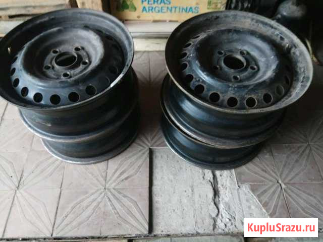 Диски штампованные r15 5x114.3 Нальчик - изображение 1