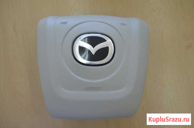 Рулевая накладка руль Mazda беж Казань - изображение 1
