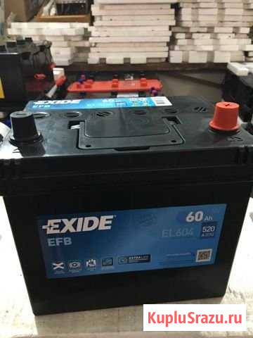 Новые Аккумуляторы 60А Exide EFB Германия Азиатски Иваново - изображение 1