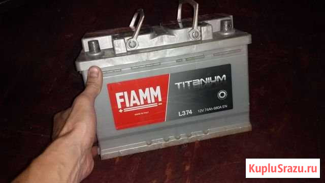 Аккумулятор 74ah 680a fiamm как новый Санкт-Петербург - изображение 1