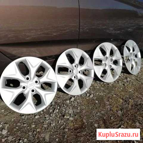 Оригинальные колпаки Kia Rio/Hyundai Solaris r15 Омск - изображение 1