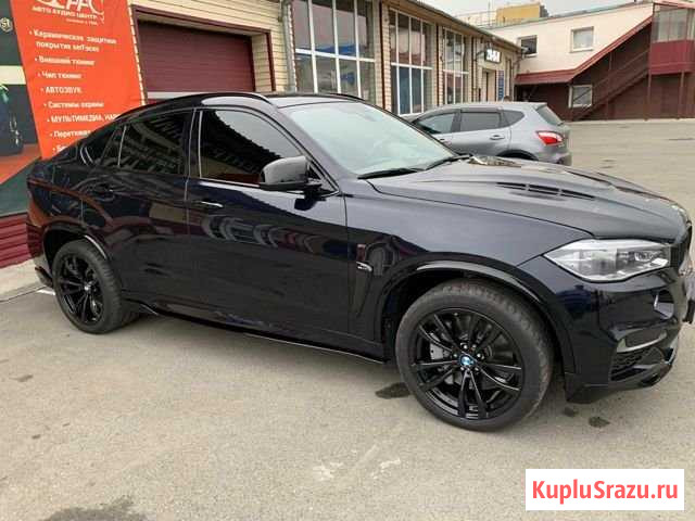 Накладки на штатные пороги Race BMW X6 F16 Sport Анапа - изображение 1