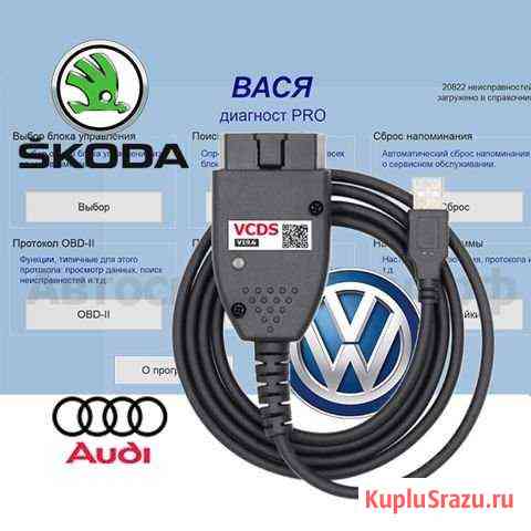 Вася диагност 2020 vcds Русский 19.6 Vag-com Краснодар