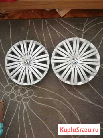 Колпаки колесные VW Polo r15 ориг номер 6C0601147C Москва - изображение 1