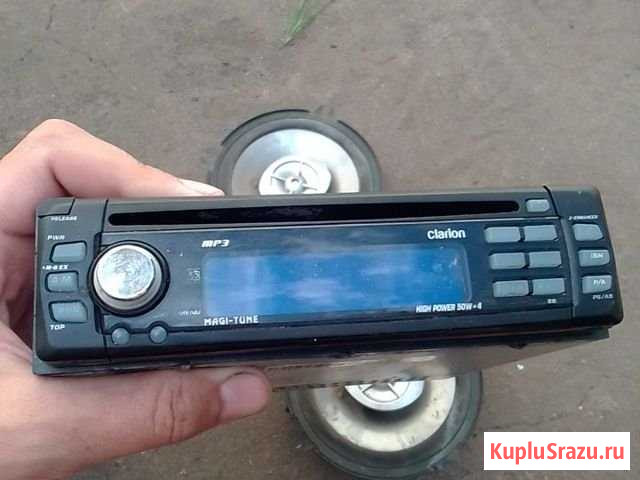 Магнитола clarion+ 2 колонки Борисоглебск - изображение 1