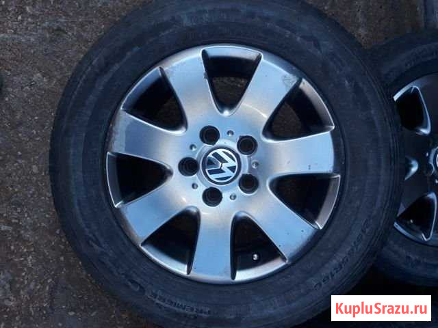 Продаю литые диски c резиной на VW T5 Черняховск - изображение 1