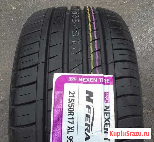 Новые летние 215/50R17 Nexen N*Fera SU1 Химки - изображение 1
