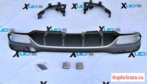 Диффузор бампера + насадки Mercedes W166 GLE63 Сочи