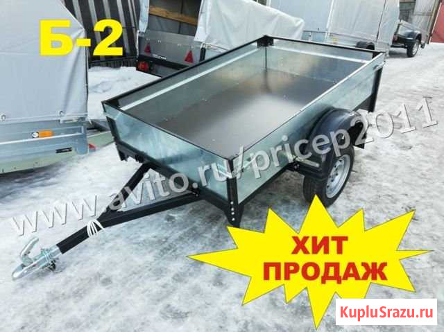 Прицеп легковой Б-2 алтай V-обр дышло усиленный Кемерово - изображение 1