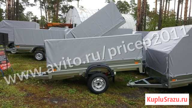 Прицеп легковой сст02 с тентом высокий Омск - изображение 1