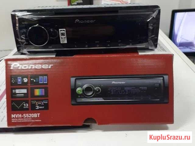 Автомагнитола Pioneer mvh-s520bt Таганрог - изображение 1