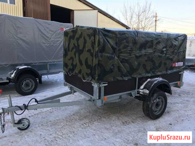 Прицеп легковой Курганский 2.38x1.22 рама оцинк Уфа - изображение 1