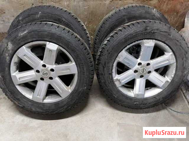 Продаю колеса в сборе, резина Hankook 235/65/R18 Елец - изображение 1