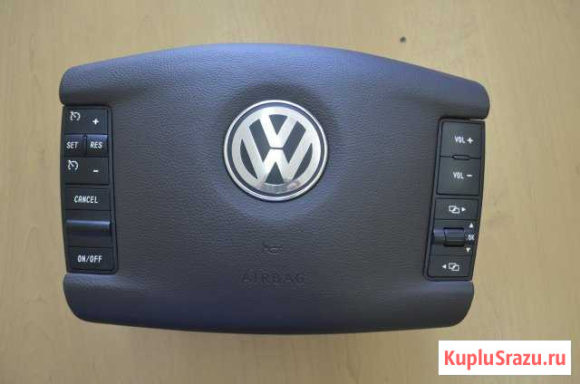 Рулевая накладка Volkswagen Touareg (коричневый) Казань - изображение 1