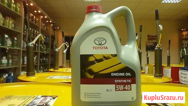 Моторное масло toyota 5W-40 5л синтетика Казань - изображение 1