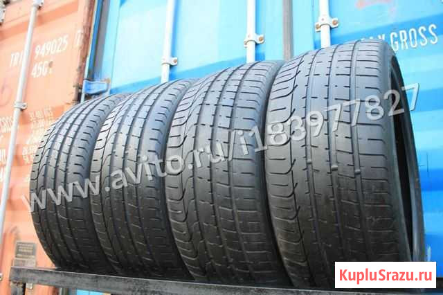 255/35 R19 Pirelli P Zero RA1 4шт шины бу Домодедово - изображение 1