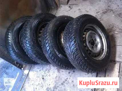 Колёса Transporter Volkswagen T3 зимнее шипы R14 Рязань - изображение 1