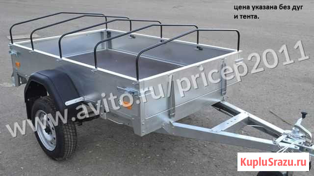 Прицеп из евро-оцинковки с кузовом 1,9х1,2м новый Новокузнецк - изображение 1