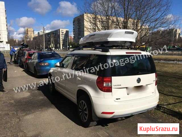 Бокс 430л на Skoda Yeti+монтаж Ростов-на-Дону - изображение 1
