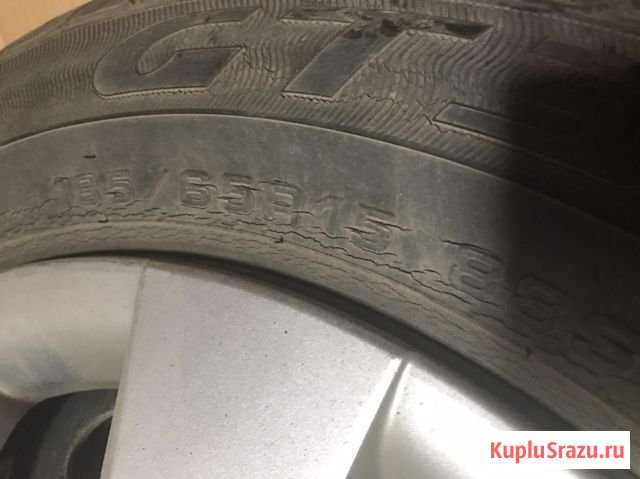 Колёса 185/65 р15 на штамповках с колпаками Toyota Комсомольск-на-Амуре - изображение 1
