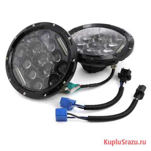 Фары светодиодные на ниву, УАЗ 150W (комплект) Сарапул - изображение 1