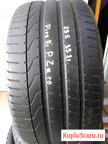 R21 295/35 Pirelli P-Zero Б/У из Европы + Шиномонт Магнитогорск - изображение 1