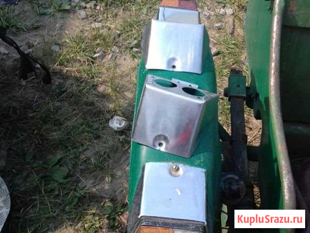 Кожух поворотника коляски хром Ирбит - изображение 1